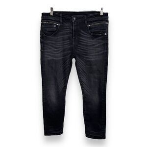 R13 Denim Black Stretch Jeans Size 31